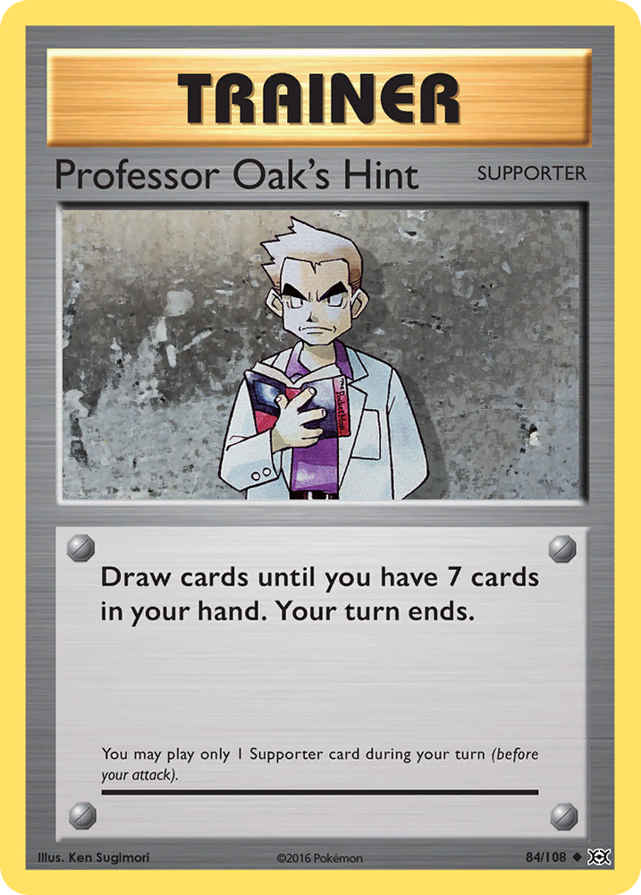 Professor Oak's Hint (84/108) [XY: Evolutions] Pokémon