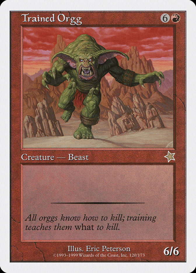 Trained Orgg [Starter 1999] Magic: The Gathering