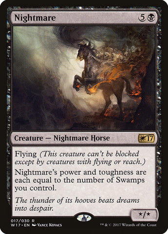 Nightmare [Welcome Deck 2017] Magic: The Gathering