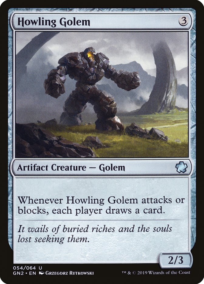 Howling Golem [Game Night 2019] Magic: The Gathering