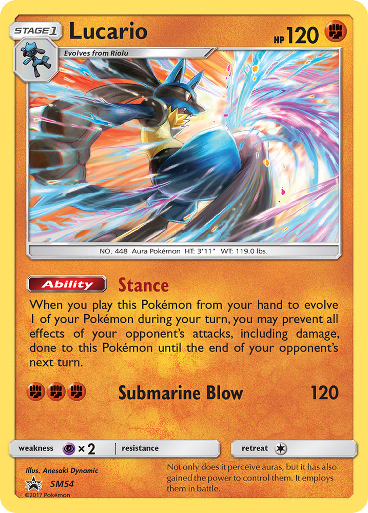 Lucario (SM54) [Sun & Moon: Black Star Promos] Pokémon