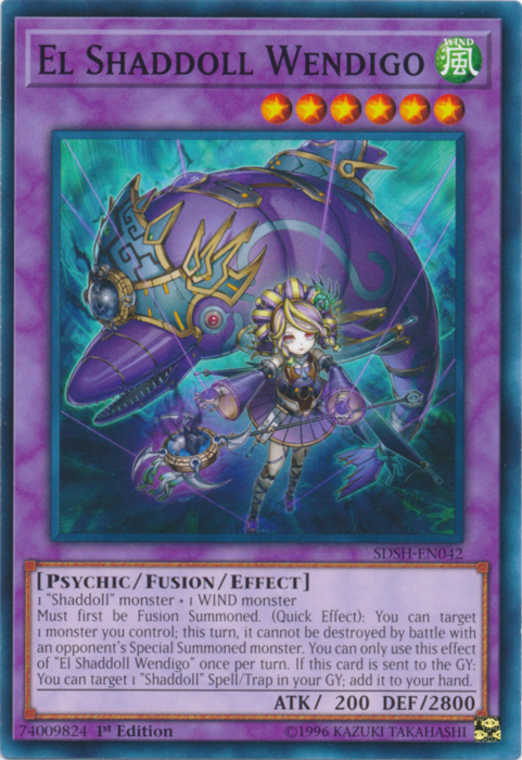 El Shaddoll Wendigo [SDSH-EN042] Common Yu-Gi-Oh!