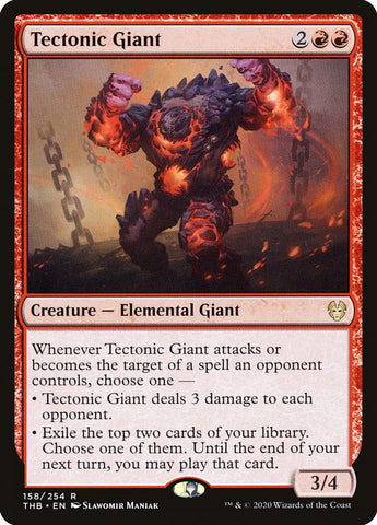 Tectonic Giant [Theros Beyond Death] Magic: The Gathering