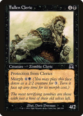 Fallen Cleric [Onslaught] Magic: The Gathering