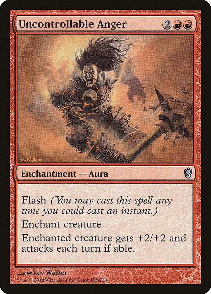 Uncontrollable Anger [Conspiracy] Magic: The Gathering