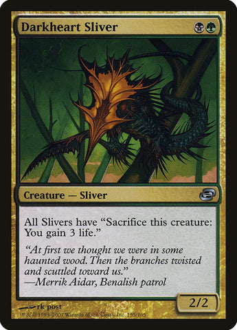 Darkheart Sliver [Planar Chaos] Magic: The Gathering