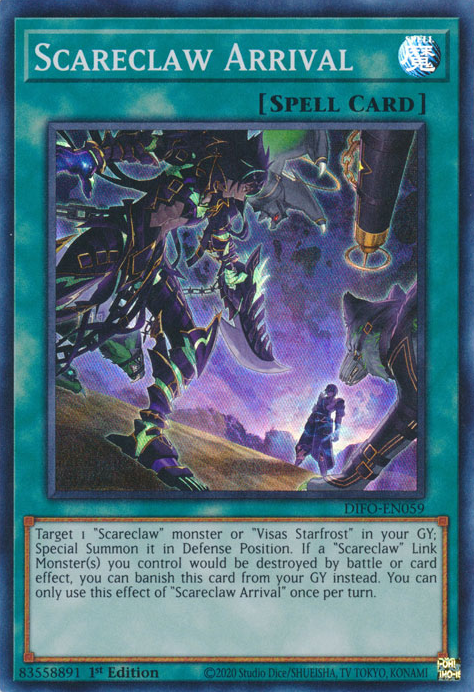 Scareclaw Arrival [DIFO-EN059] Super Rare Yu-Gi-Oh!