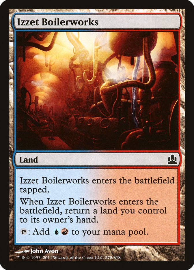Izzet Boilerworks [Commander 2011] Magic: The Gathering