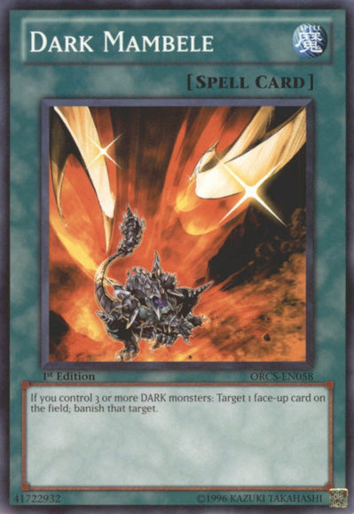 Dark Mambele [ORCS-EN058] Common Yu-Gi-Oh!