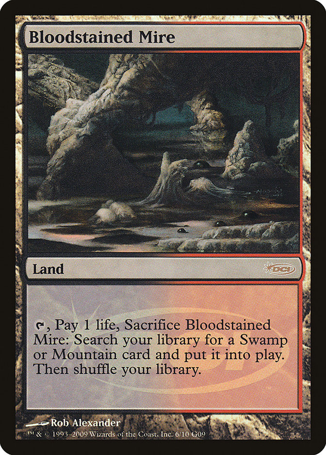 Bloodstained Mire [Judge Gift Cards 2009] Magic: The Gathering