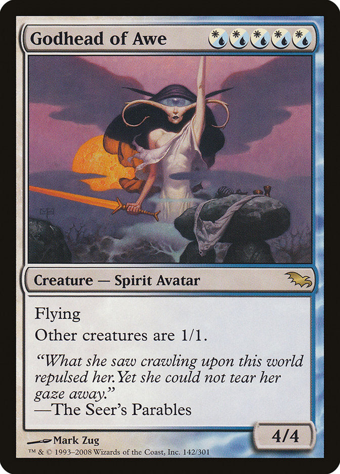 Godhead of Awe [Shadowmoor] Magic: The Gathering