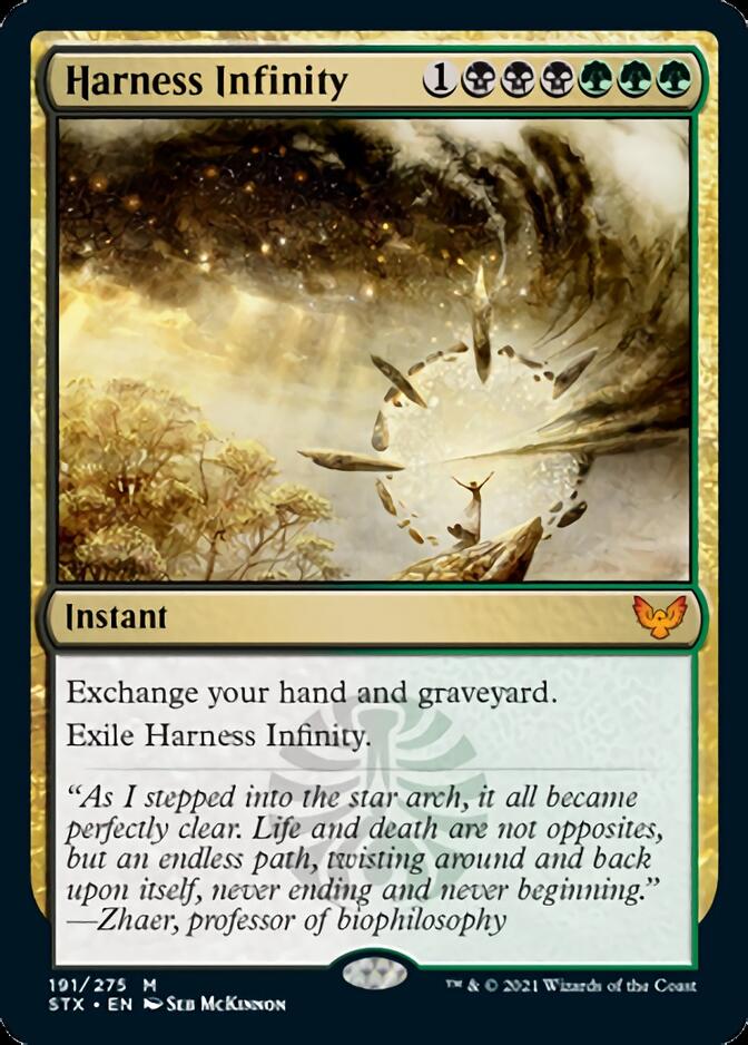 Harness Infinity [Strixhaven: School of Mages] Magic: The Gathering
