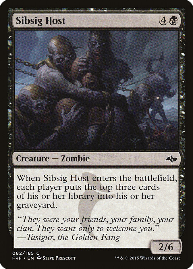 Sibsig Host [Fate Reforged] Magic: The Gathering