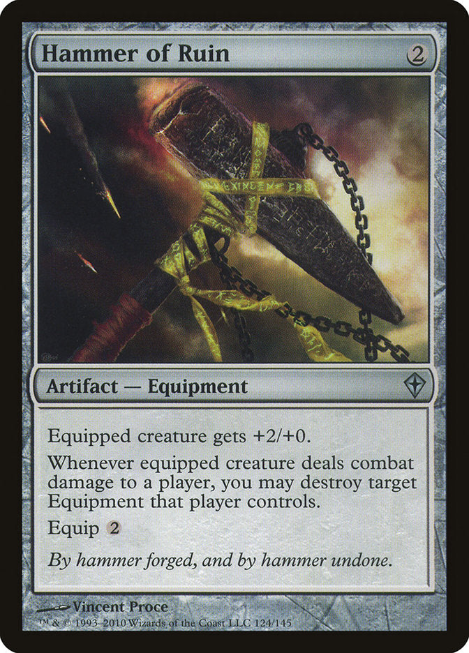 Hammer of Ruin [Worldwake] Magic: The Gathering