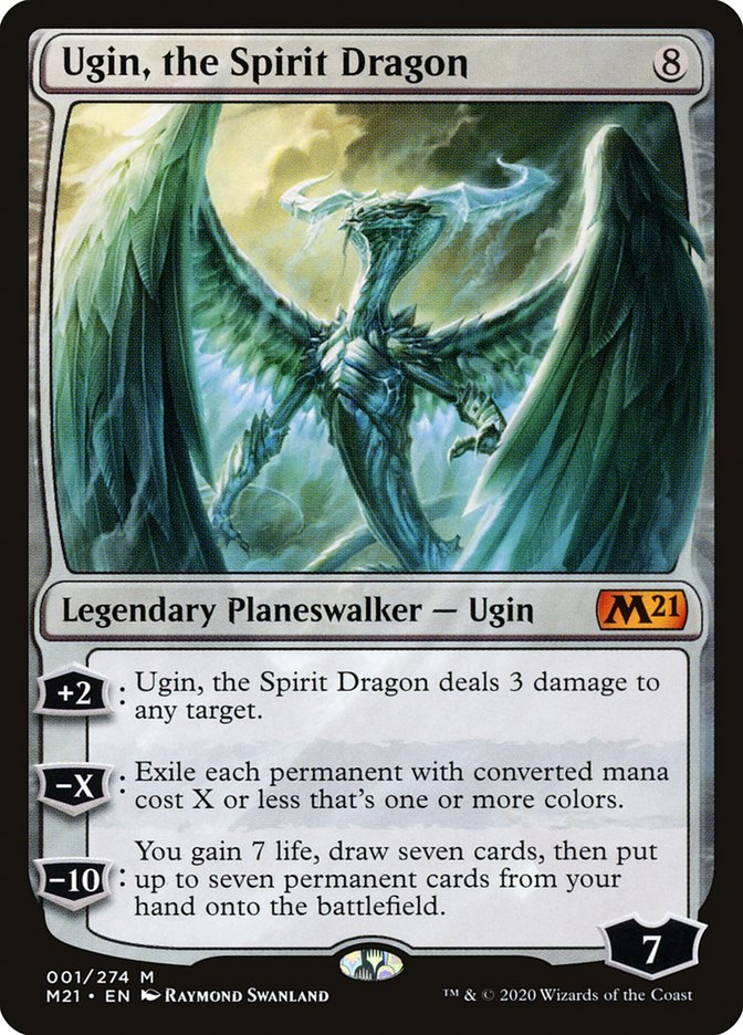Ugin, the Spirit Dragon [Core Set 2021] Magic: The Gathering