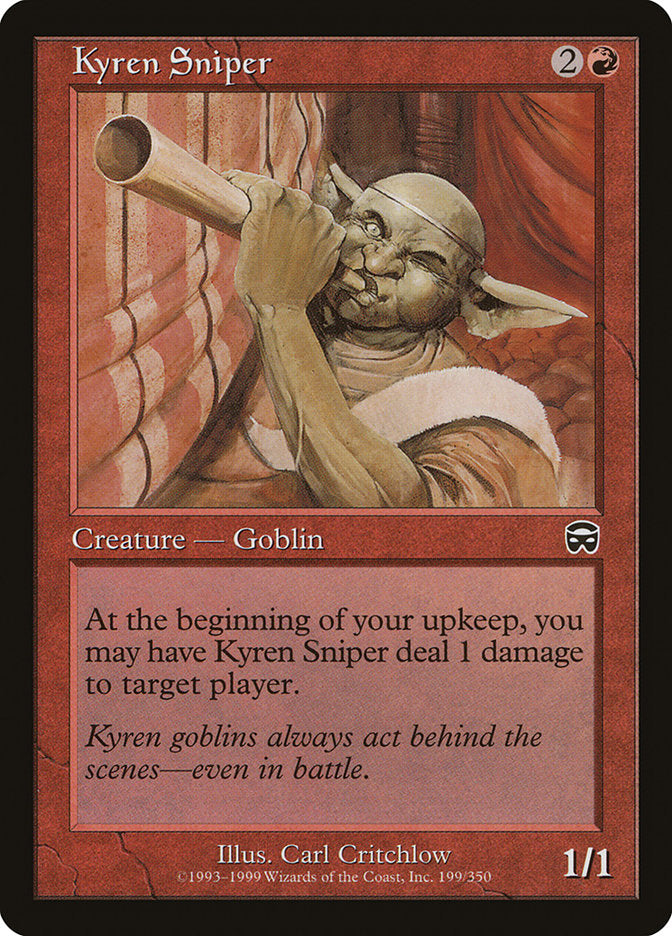 Kyren Sniper [Mercadian Masques] Magic: The Gathering