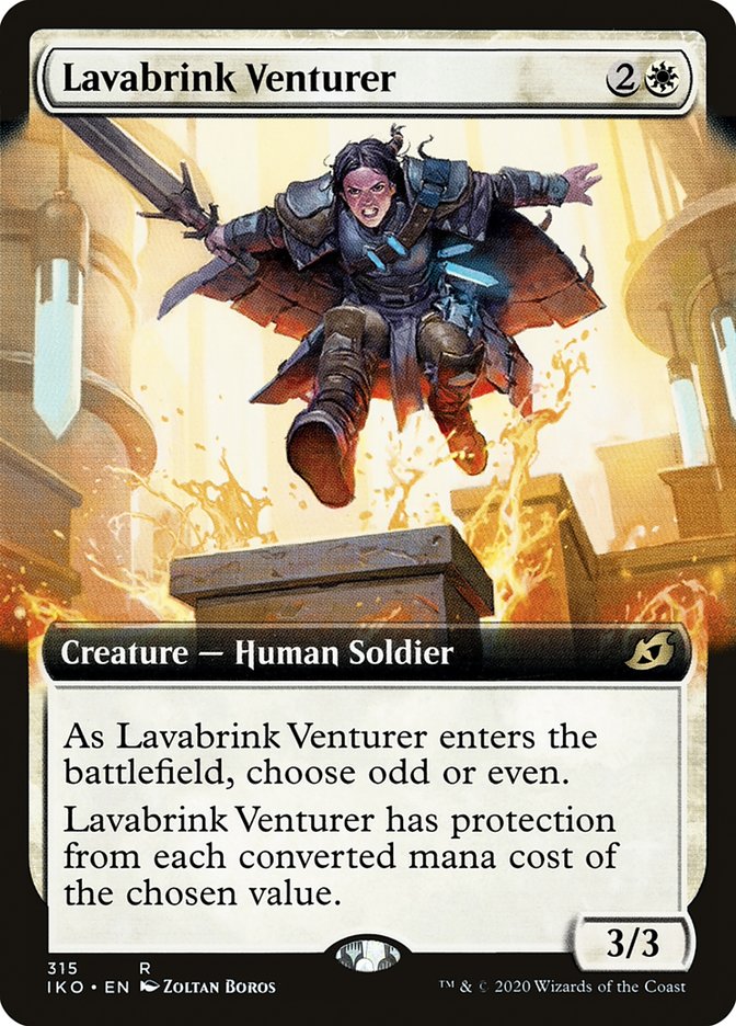 Lavabrink Venturer (Extended Art) [Ikoria: Lair of Behemoths] Magic: The Gathering