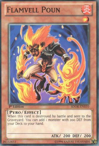 Flamvell Poun [SDOK-EN010] Common Yu-Gi-Oh!