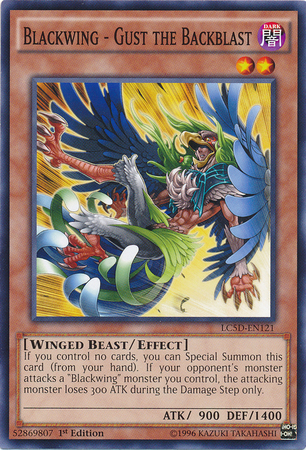 Blackwing - Gust the Backblast [LC5D-EN121] Common Yu-Gi-Oh!