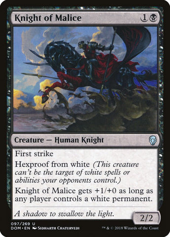 Knight of Malice [Dominaria] Magic: The Gathering