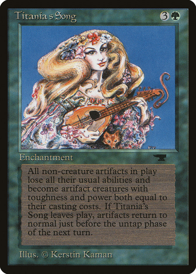 Titania's Song [Antiquities] Magic: The Gathering