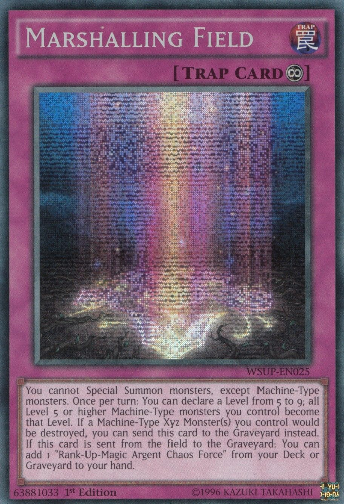 Marshalling Field [WSUP-EN025] Secret Rare Yu-Gi-Oh!