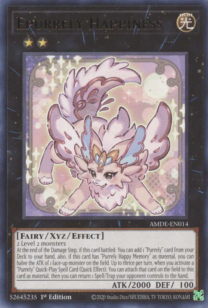 Epurrely Happiness [AMDE-EN014] Rare Yu-Gi-Oh!
