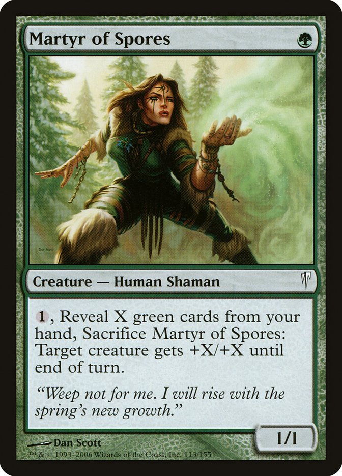 Martyr of Spores [Coldsnap] Magic: The Gathering