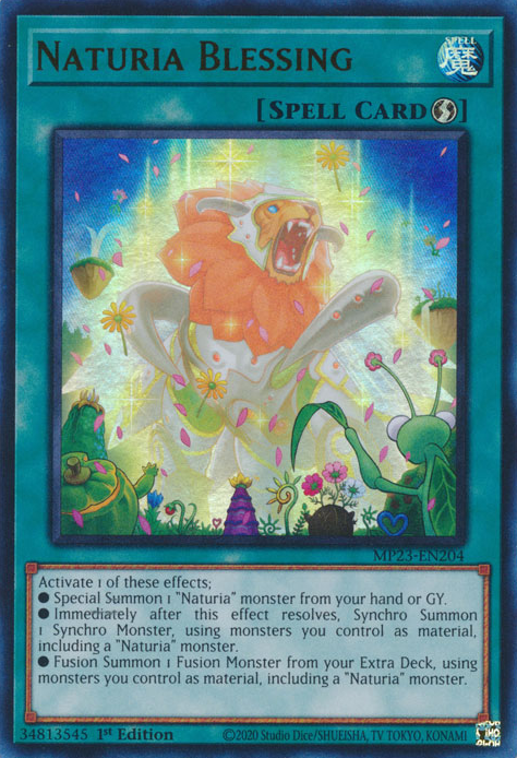 Naturia Blessing [MP23-EN204] Ultra Rare Yu-Gi-Oh!