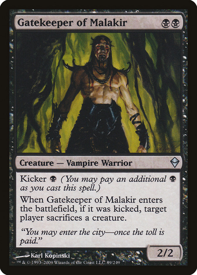 Gatekeeper of Malakir [Zendikar] Magic: The Gathering