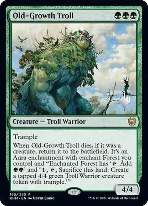 Old-Growth Troll (Promo Pack) [Kaldheim Promos] Magic: The Gathering