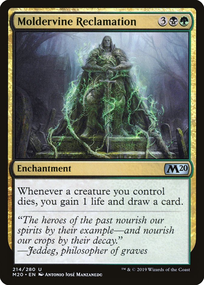 Moldervine Reclamation [Core Set 2020] Magic: The Gathering