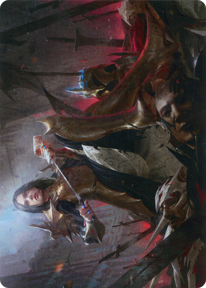 Marchesa, Resolute Monarch Art Card [March of the Machine Art Series] Magic: The Gathering