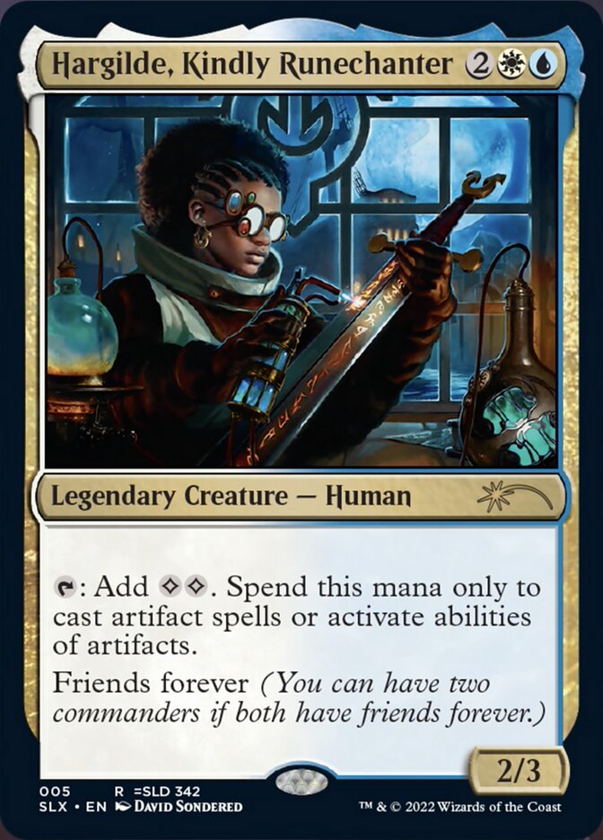 Hargilde, Kindly Runechanter [Secret Lair: Universes Within] Magic: The Gathering