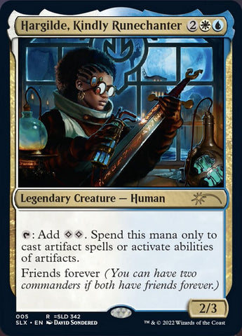 Hargilde, Kindly Runechanter [Secret Lair: Universes Within] Magic: The Gathering