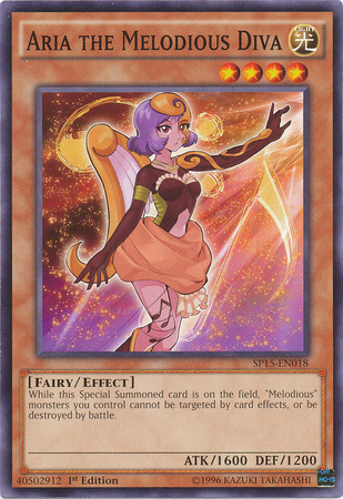 Aria the Melodious Diva [MP15-EN070] Common Yu-Gi-Oh!
