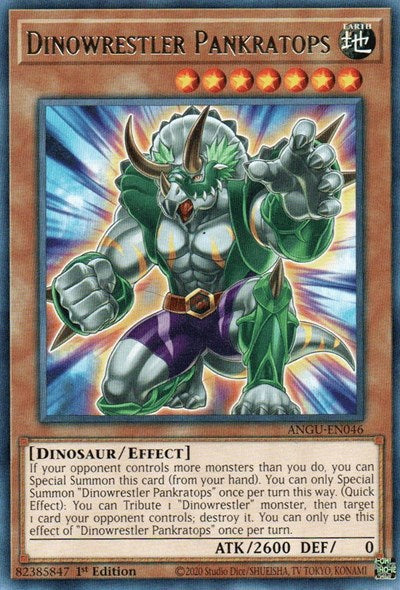 Dinowrestler Pankratops (Rare) [ANGU-EN046] Rare Yu-Gi-Oh!
