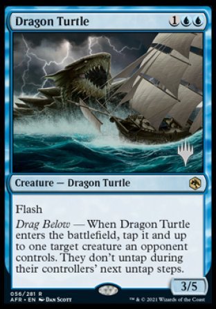 Dragon Turtle (Promo Pack) [Dungeons & Dragons: Adventures in the Forgotten Realms Promos] Magic: The Gathering