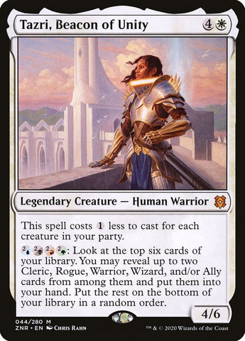 Tazri, Beacon of Unity [Zendikar Rising] Magic: The Gathering