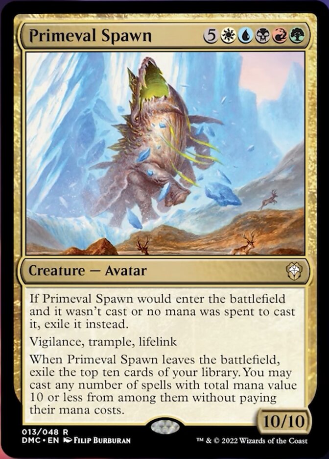 Primeval Spawn [Dominaria United Commander] Magic: The Gathering