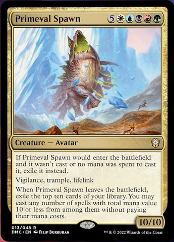 Primeval Spawn [Dominaria United Commander] Magic: The Gathering