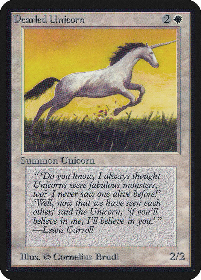 Pearled Unicorn [Alpha Edition] Magic: The Gathering