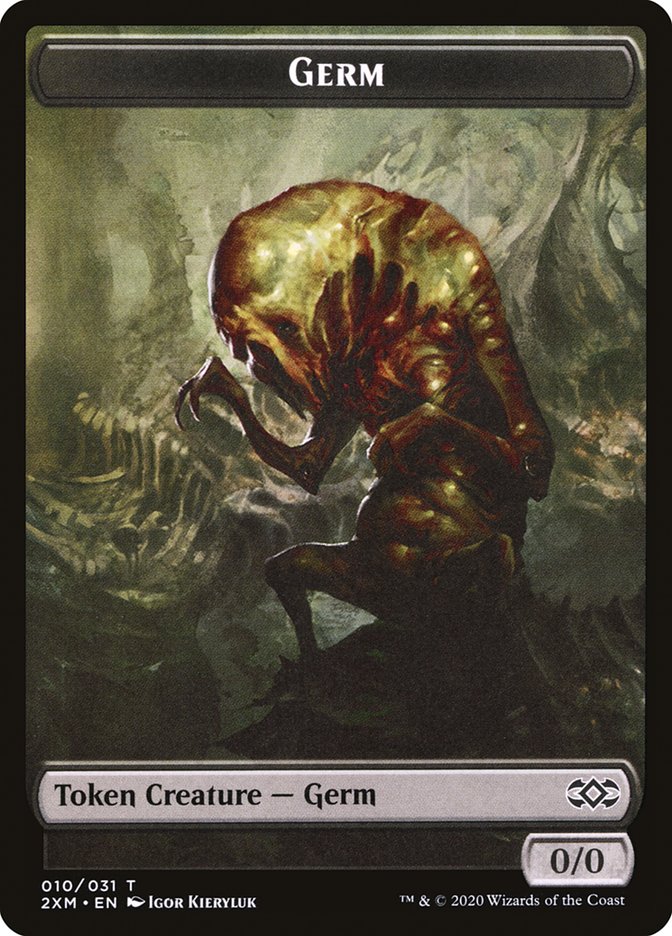 Eldrazi Spawn // Germ Double-Sided Token [Double Masters Tokens] Magic: The Gathering