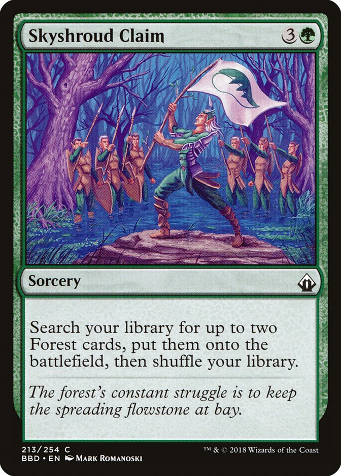 Skyshroud Claim [Battlebond] Magic: The Gathering