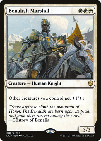 Benalish Marshal [Dominaria] Magic: The Gathering