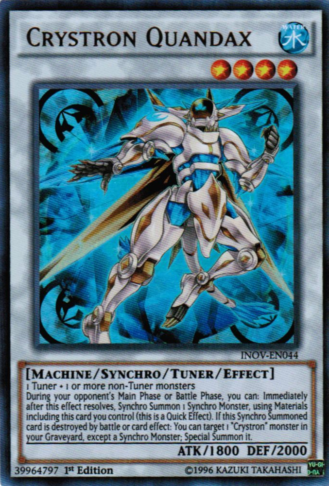 Crystron Quandax [INOV-EN044] Ultra Rare Yu-Gi-Oh!