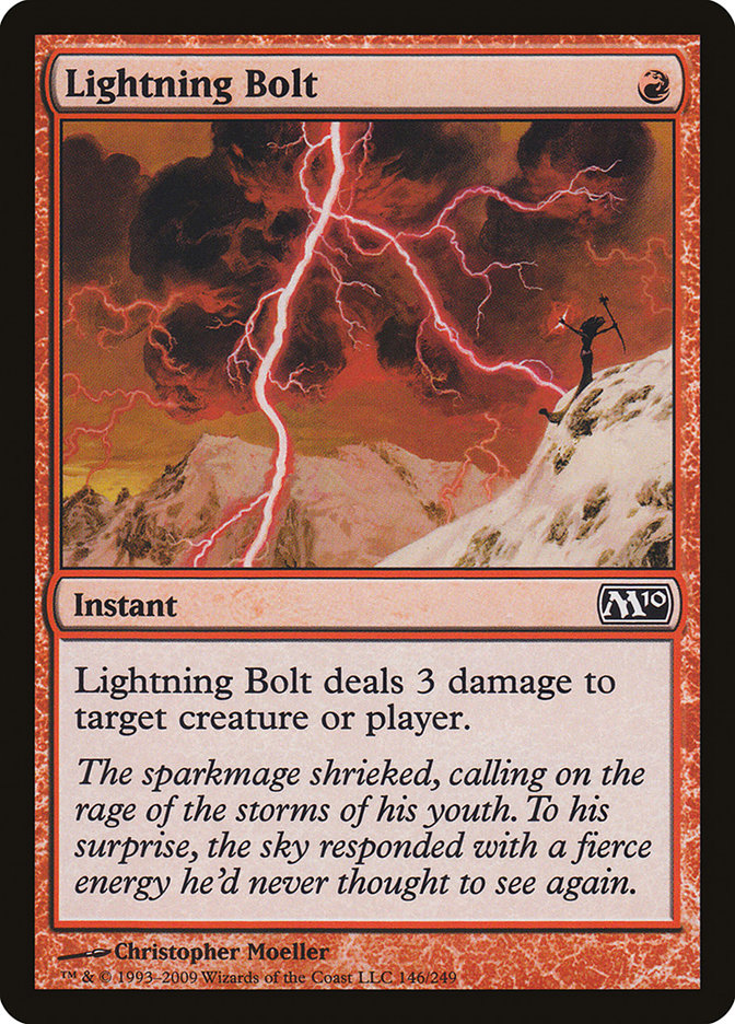 Lightning Bolt [Magic 2010] Magic: The Gathering