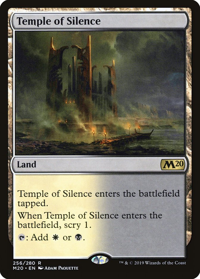 Temple of Silence [Core Set 2020] Magic: The Gathering