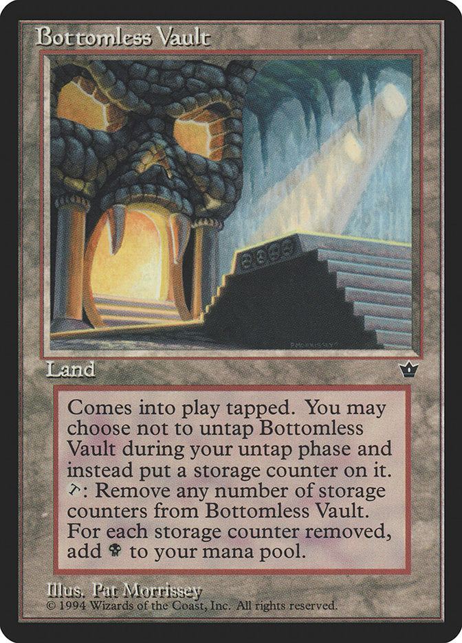 Bottomless Vault [Fallen Empires] Magic: The Gathering