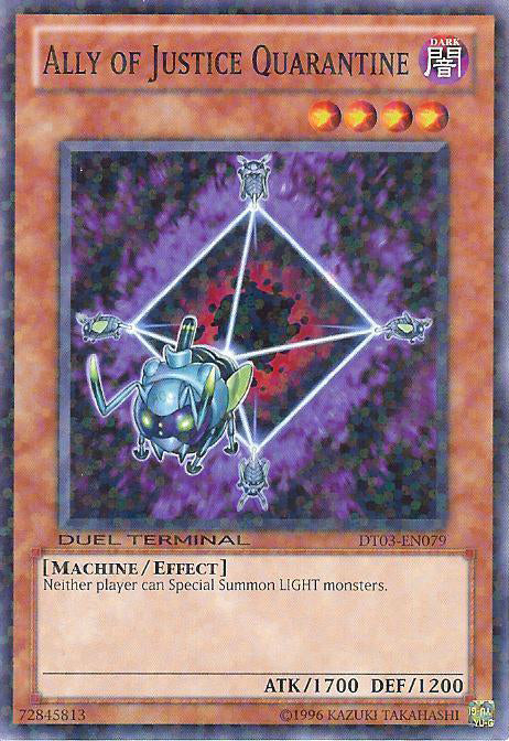 Ally of Justice Quarantine [DT03-EN079] Common Yu-Gi-Oh!